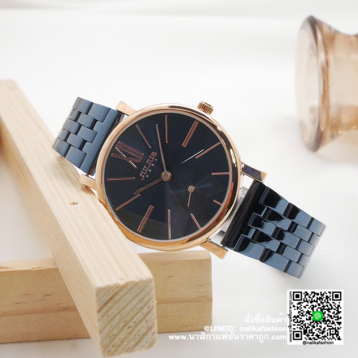 นาฬิกา Julius JA-1144 สายสแตนเลสสีน้ำเงิน รุ่น HotHit สวยมากก ให้คะแนน 10/10 นาฬิกา Julius JA-1144 สายสแตนเลสสีน้ำเงิน รุ่น HotHit สวยมากก ให้คะแนน 10/10
