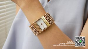 นาฬิกา Julius JA 435 หน้าปัดเหลี่ยม ผู้หญิง สายเก๋ ๆ สีพิ้งโกล สวยมาก ๆ รุ่นแนะนำ ของแท้ส่งฟรี มีบริการเก็บเงินปลายทาง