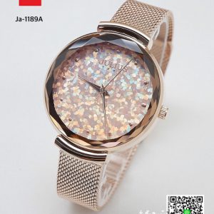 นาฬิกาผู้หญิง Julius JA-1189 สีพิ้งโกล รุ่นใหม่ล่าสุด หน้าปัดกลม ของแท้ รับประกัน 1 ปี ส่งฟรี มีบริการเก็บเงินปลายทาง