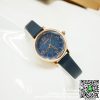 นาฬิกา Julius JA-929 สีดำ-น้ำเงิน หน้าปัดทรงกลม ส่งฟรี มีบริการเก็บเงินปลายทาง