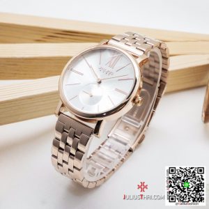 นาฬิกา Julius JA-1144 สีพิ้งโกล หน้าปัดกลม สุดเท่ห์ ของเเท้ ส่งฟรี มีบริการเก็บเงินปลายทาง