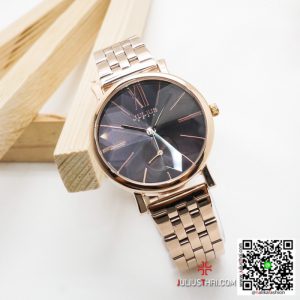 นาฬิกา Julius JA-1144 สีพิ้งโกล หน้าปัดกลม สุดเท่ห์ ของเเท้ ส่งฟรี มีบริการเก็บเงินปลายทาง