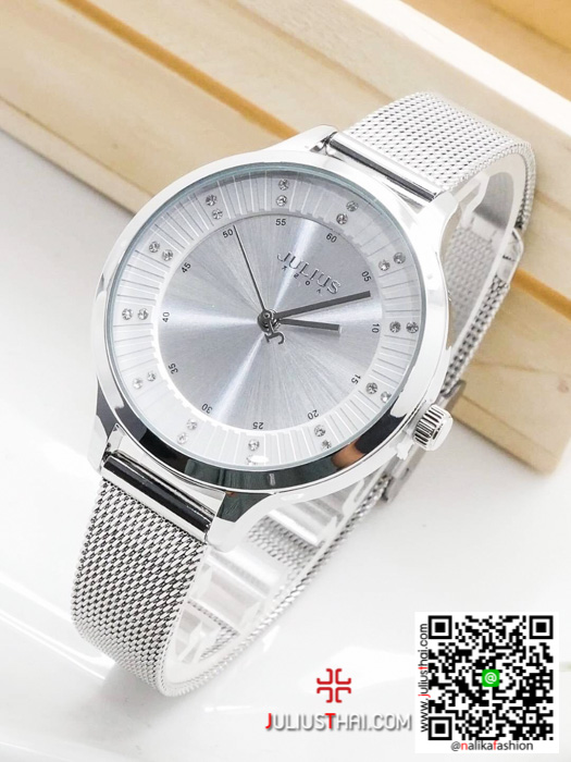นาฬิกา Julius JA-1058 สายสแตนเลส สีเงิน สวยน่ารัก ของเเท้ ส่งฟรี มีบริการเก็บเงินปลายทาง นาฬิกา Julius JA-1058 สายสแตนเลส สีเงิน สวยน่ารัก ของเเท้ ส่งฟรี มีบริการเก็บเงินปลายทาง