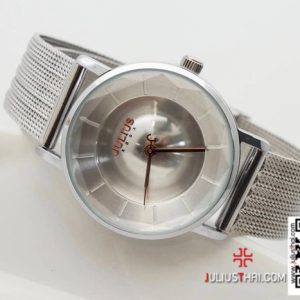 นาฬิกา Julius JA-1129 สายสแตนเลส สีเงิน สวยมากๆ ของเเท้ ส่งฟรี มีบริการเก็บเงินปลายทาง