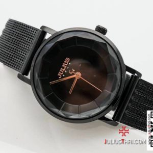 นาฬิกา Julius JA-1129 สายสแตนเลส สีดำ สวยมากๆ ของเเท้ ส่งฟรี มีบริการเก็บเงินปลายทาง