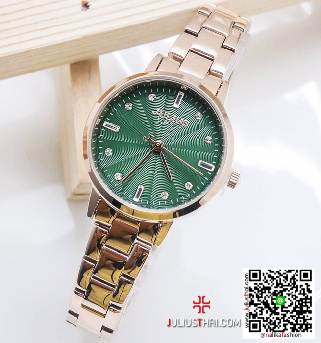 นาฬิกา Julius JA-1167 สายสแตนเลส หน้าปัดเขียว หรูหรา ของเเท้ ส่งฟรี มีบริการเก็บเงินปลายทาง นาฬิกา Julius JA-1167 สายสแตนเลส หน้าปัดเขียว หรูหรา ของเเท้ ส่งฟรี มีบริการเก็บเงินปลายทาง