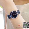 นาฬิกา Julius JA-1172 สายสแตนเลส สีน้ำเงิน หน้าปัดเพชรประกาย สวย เก๋ ของเเท้ ส่งฟรี มีบริการเก็บเงินปลายทาง