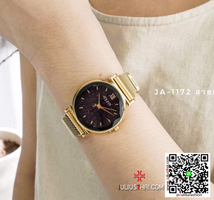 นาฬิกา Julius JA-1172 สายสแตนเลส สีทอง หน้าปัดเพชรประกาย สวย เก๋ ของเเท้ ส่งฟรี มีบริการเก็บเงินปลายทาง นาฬิกา Julius JA-1172 สายสแตนเลส สีทอง หน้าปัดเพชรประกาย สวย เก๋ ของเเท้ ส่งฟรี มีบริการเก็บเงินปลายทาง