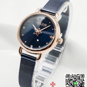 นาฬิกา Julius JA-1192 สายสแตนเลส สีน้ำเงิน สวย ของเเท้ ส่งฟรี มีบริการเก็บเงินปลายทาง
