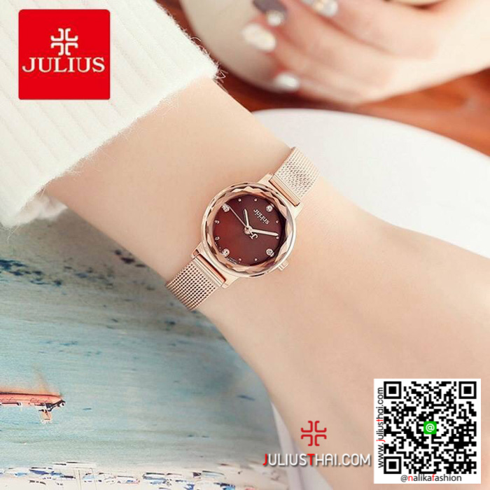 นาฬิกา Julius JA-917 สายสแตนเลส สีพิ้งโกล สวยมาก ของเเท้ ส่งฟรี มีบริการเก็บเงินปลายทาง นาฬิกา Julius JA-917 สายสแตนเลส สีพิ้งโกล สวยมาก ของเเท้ ส่งฟรี มีบริการเก็บเงินปลายทาง