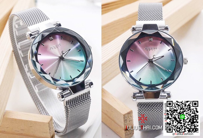 นาฬิกา Julius JA-1166 สายสแตนเลส หน้าปัดรุ้ง สวย เก๋ ของเเท้ ส่งฟรี มีบริการเก็บเงินปลายทาง นาฬิกา Julius JA-1166 สายสแตนเลส หน้าปัดรุ้ง สวย เก๋ ของเเท้ ส่งฟรี มีบริการเก็บเงินปลายทาง