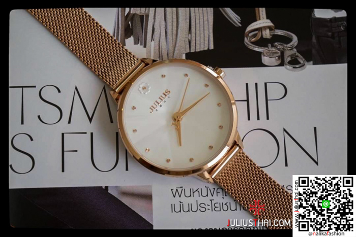 นาฬิกา Julius JA-1235 สีพิ้งโกล หน้าปัดกลม หรูหรา ของเเท้ รับประกัน 1 ปี ส่งฟรี มีบริการเก็บเงินปลายทาง นาฬิกา Julius JA-1235 สีพิ้งโกล หน้าปัดกลม หรูหรา ของเเท้ รับประกัน 1 ปี ส่งฟรี มีบริการเก็บเงินปลายทาง