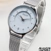 นาฬิกา Julius JA-1060 สีเงิน หน้าปัดกลม ดูดี ของเเท้ รับประกัน 1 ปี ส่งฟรี มีบริการเก็บเงินปลายทาง