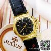 นาฬิกา Julius JA-902 สีดำ หน้าปัดเหลี่ยม หรูหราสุดๆ ของเเท้ ส่งฟรี มีบริการเก็บเงินปลายทาง