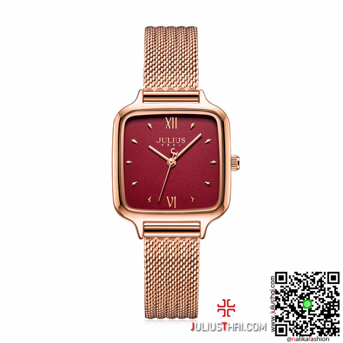 นาฬิกา Julius JA-1264 สีพิ้งโกล หน้าปัดเหลี่ยม หรูหราดูดีมากๆ ของเเท้ ส่งฟรี มีบริการเก็บเงินปลายทาง นาฬิกา Julius JA-1264 สีพิ้งโกล หน้าปัดเหลี่ยม หรูหราดูดีมากๆ ของเเท้ ส่งฟรี มีบริการเก็บเงินปลายทาง