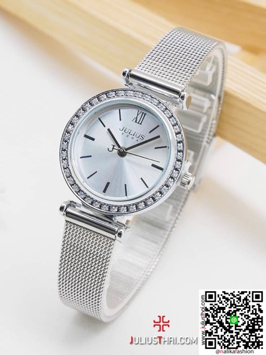 นาฬิกา Julius JA-1141 สายสแตนเลส สีเงิน หรูหรา ดูดี ของเเท้ รับประกัน1ปี ส่งฟรี มีบริการเก็บเงินปลายทาง นาฬิกา Julius JA-1141 สายสแตนเลส สีเงิน หรูหรา ดูดี ของเเท้ รับประกัน1ปี ส่งฟรี มีบริการเก็บเงินปลายทาง