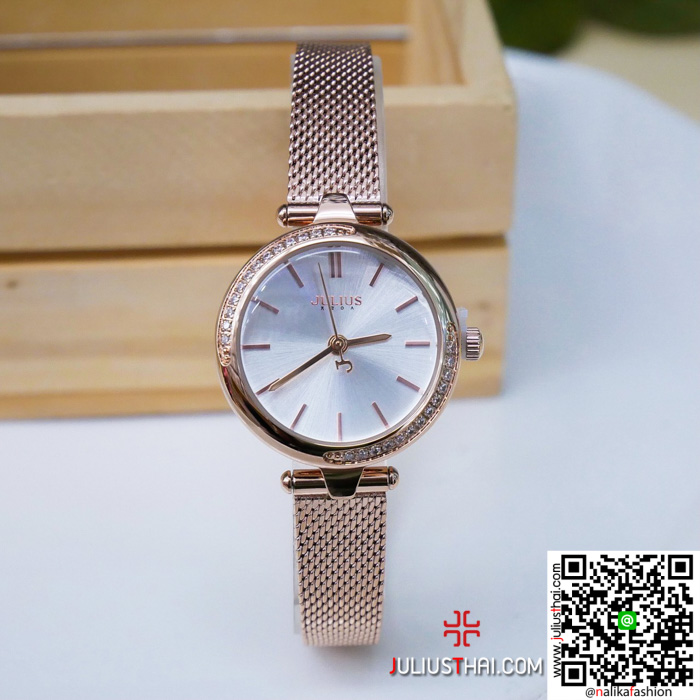 นาฬิกา Julius JA-1284 สายสแตนเลส สีพิ้งโกล สวย ของเเท้ ส่งฟรี มีบริการเก็บเงินปลายทาง นาฬิกา Julius JA-1284 สายสแตนเลส สีพิ้งโกล สวย ของเเท้ ส่งฟรี มีบริการเก็บเงินปลายทาง